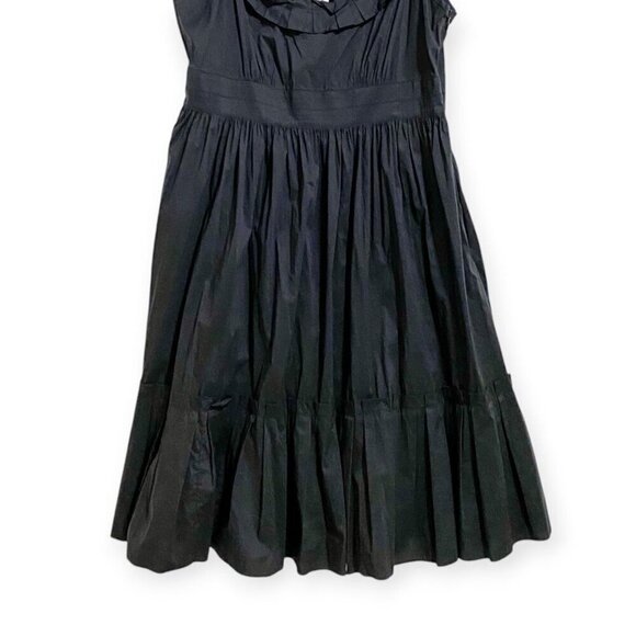 Maggy London black Sleeveless ruffle Mini Dress, Size 10, New with tag - Picture 8 of 12